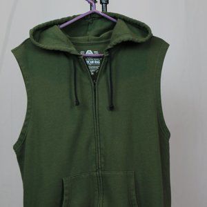Green hoodie - american rag - large